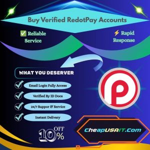 Buy Verified RedotPay Accounts - Verified & Virtual Card Active
